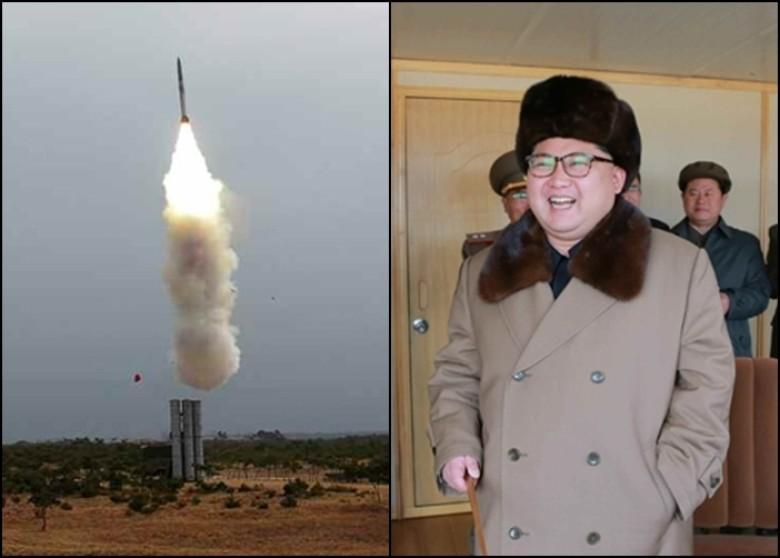 据朝鲜劳动新闻4月2日报道，朝鲜最高司令官金正恩观看了朝鲜最新防空导弹的试射。该导弹疑似朝鲜KN-06防空导弹，曾在朝鲜阅兵出现过。仿制为俄制S-300防空导弹早期型。
