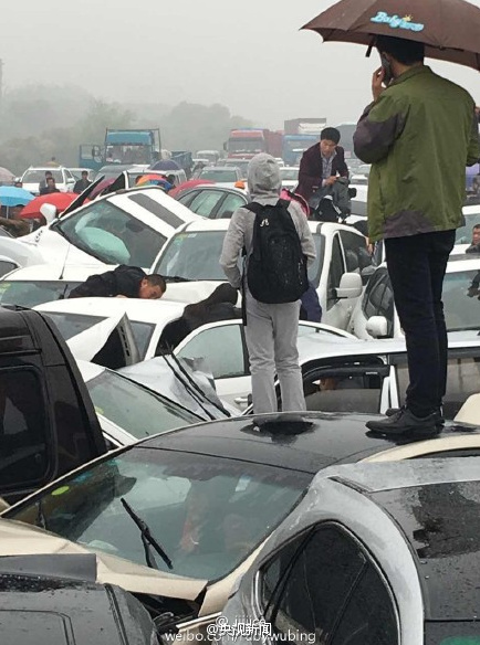 图为事故现场。