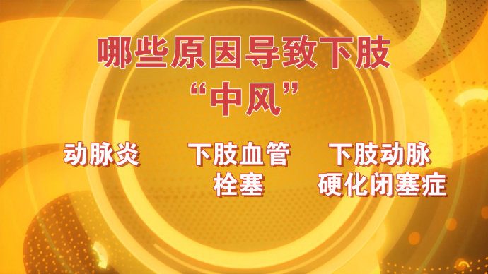 2016年5月3日播出《会“中风”的下肢》