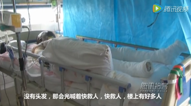 　　据了解，在这座失火小楼内，除王锋一家外，一楼住着两名10岁左右的托教学生和一名托教老师，而在二楼三楼，带上房东一家，共住着3户10多人。由于王锋的及时示警，待消防队员扑灭大火后，除王锋自己被严重烧伤外，其他人均安全脱离险境。