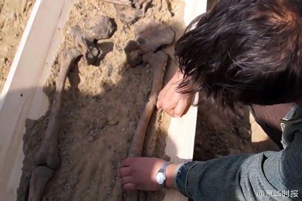 “吸血鬼”遗骸。