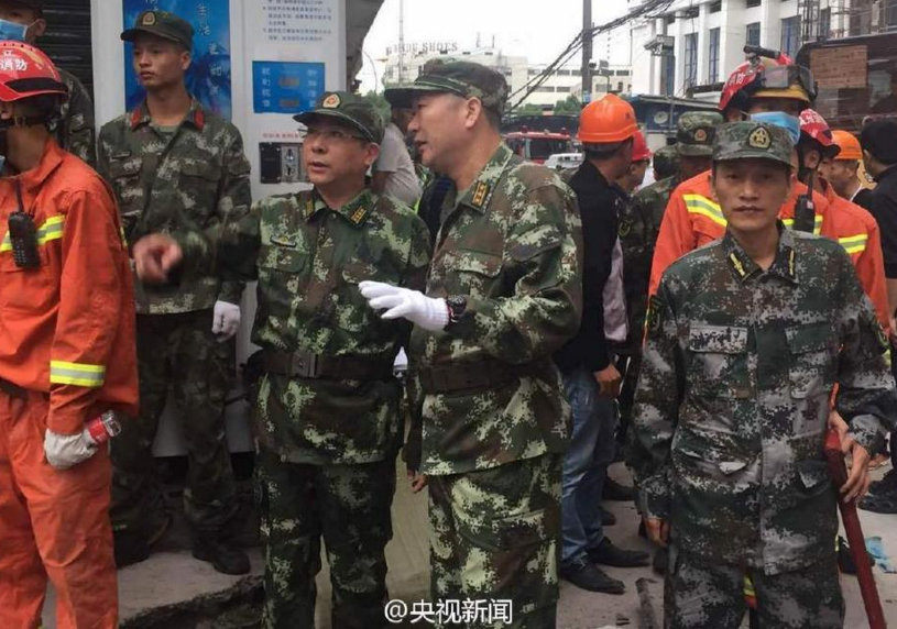 　　救援现场。
