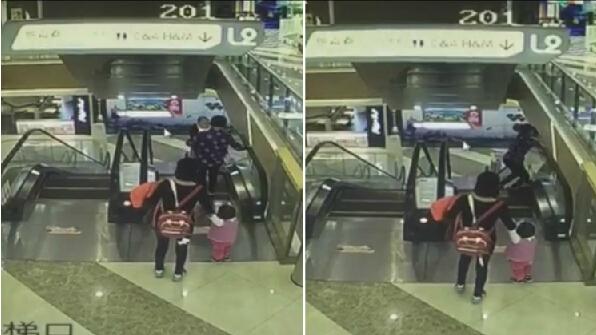 上海男婴商场坠落监控曝光;奶奶身体倾斜孩子脱手