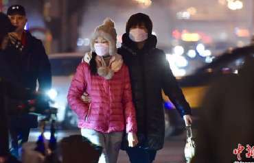 北京“红色预警”首日 雾霾压城的窒息