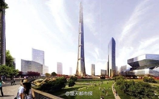 此次爆破后，未来这里将建起武汉第一高楼——一座707米的高楼、一条过江隧道、一个地下中心城市，有望成为汉口新中心。