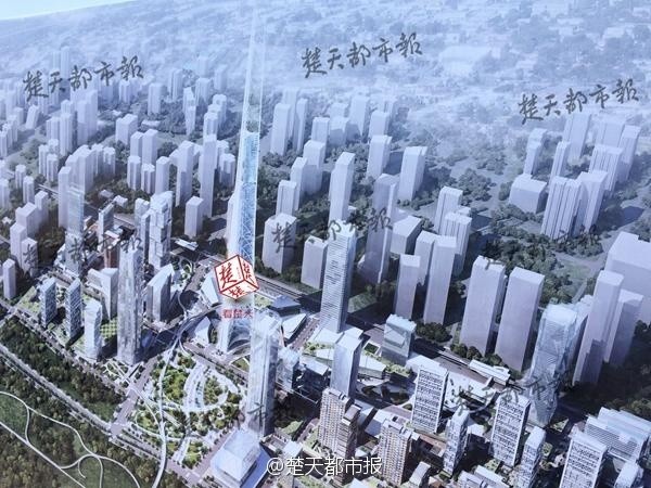 此次爆破后，未来这里将建起武汉第一高楼——一座707米的高楼、一条过江隧道、一个地下中心城市，有望成为汉口新中心。