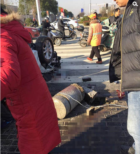 　　图为事故现场。